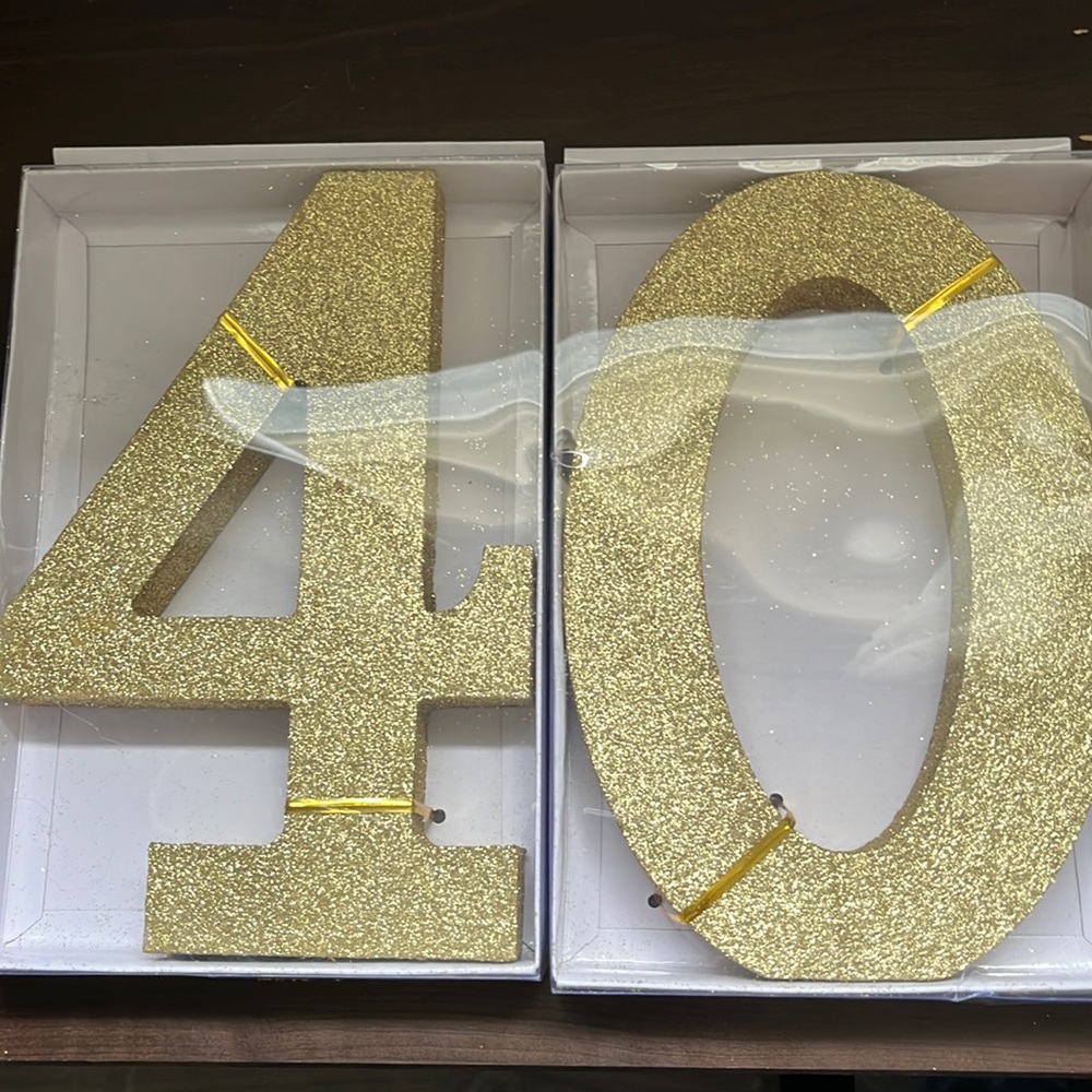 40th birthday decorations